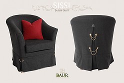 Sissi armchair in loden