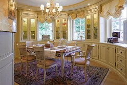 Dining room in white