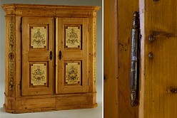 rustic style cupboard in solid wood