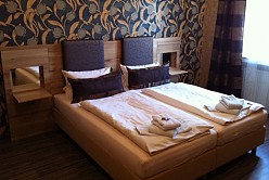 hotelrooms in solid wood in Landhotel Stein in Brakel